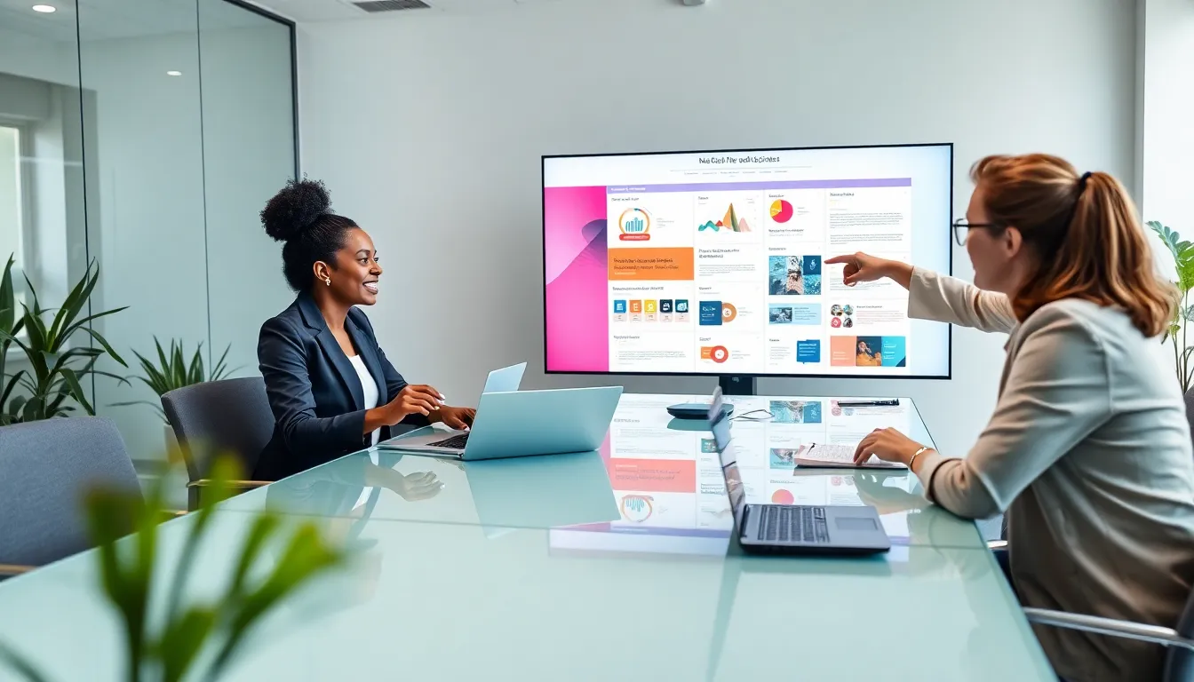 diverse team discussing creative ideas in a modern office.